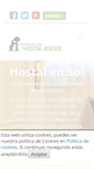 Mobile Screenshot of hostalaresol.com